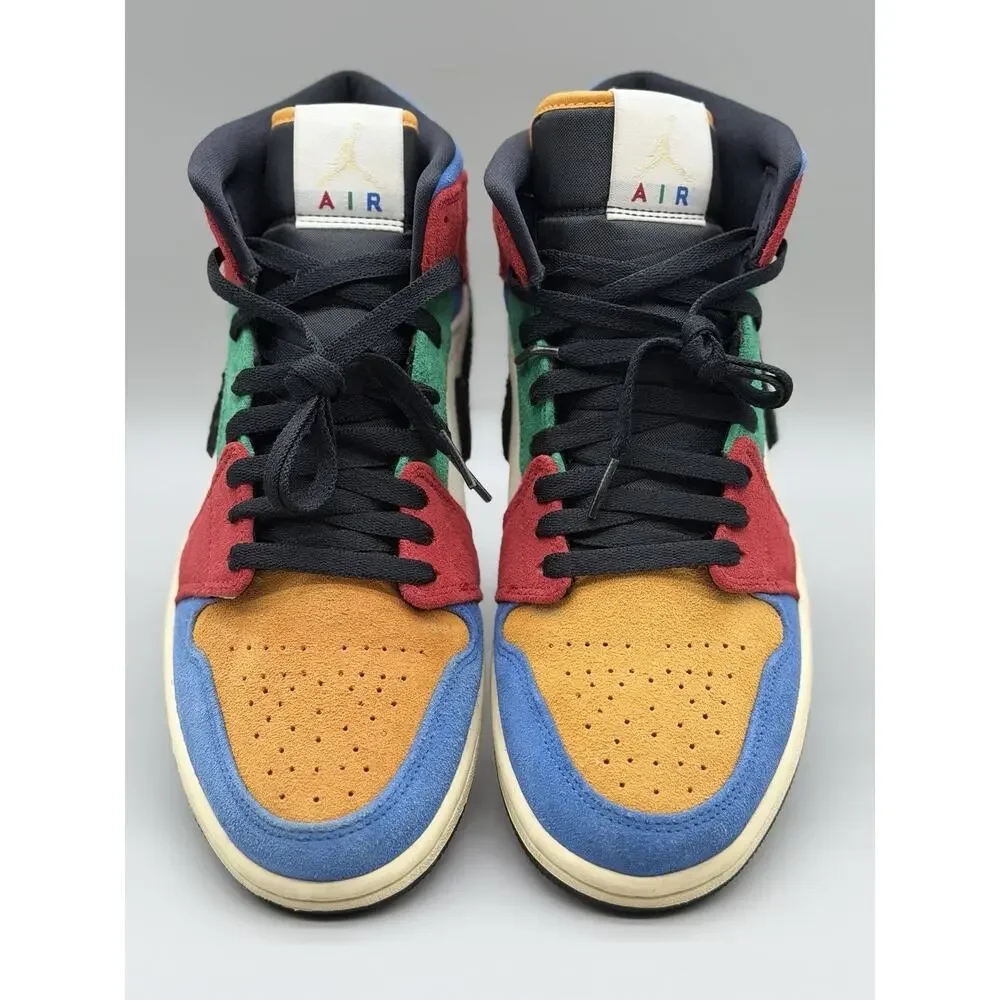 Jordan 1 Mid SE Fearless Blue The Great Men’s 8 CU2805-100 Multicolor /pre-owned